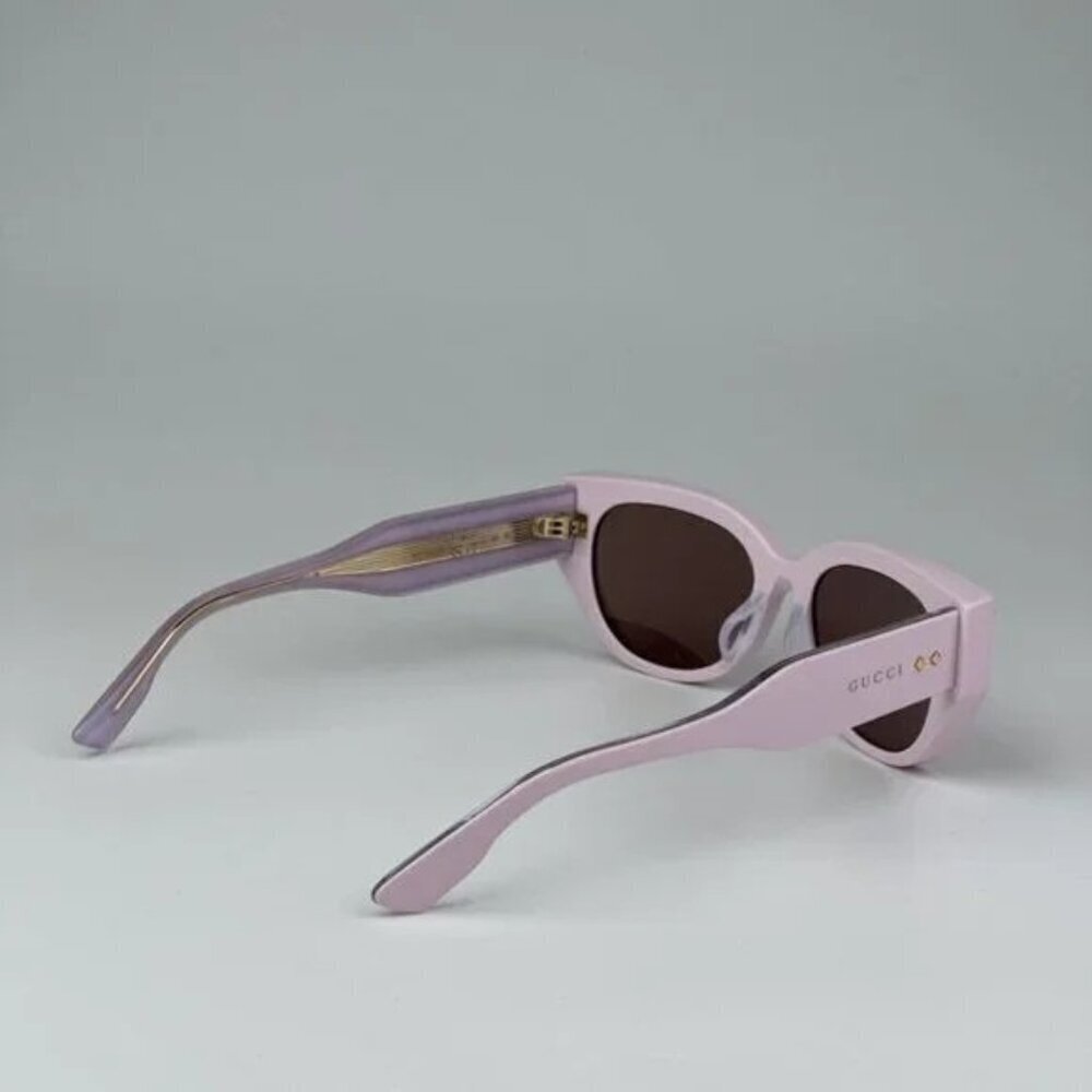NWT Gucci GG1532SA-004 Pink Cat Eye 54mm Sunglasses - Picture 9 of 12